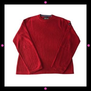 MEN'S RED SWEATER BY ABERCROMBIE & FITCH LARGE